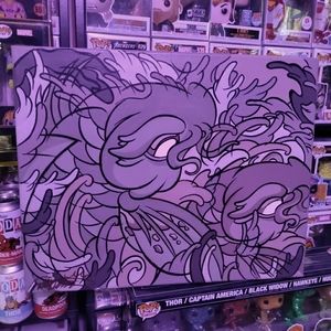 We rise together" artist/Anthony Trayer.  16x20 Original artwork